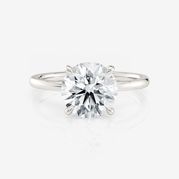 Jolie Choker Hidden Halo Engagement Ring