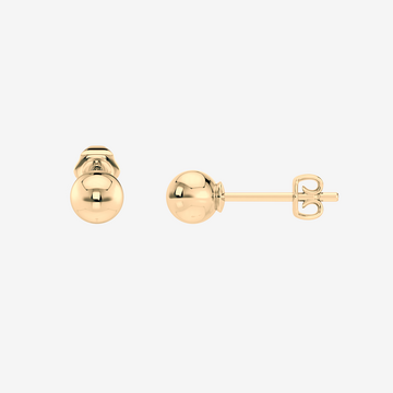 4 mm Ball Stud Earrings