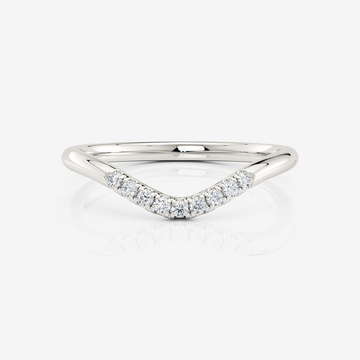 Luna Curved Diamond Band