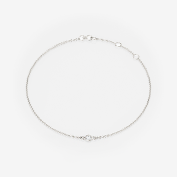 Bezel Diamond Bracelet (1/10 tcw)