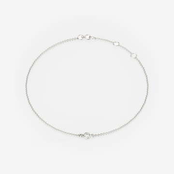Bezel Diamond Bracelet (1/5 tcw)
